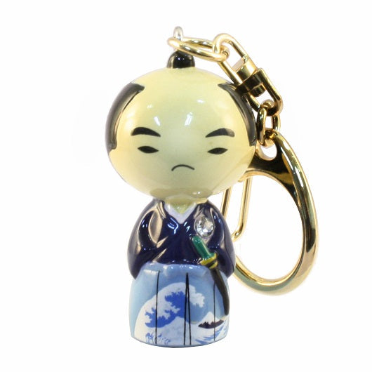 Kokeshi-Schlüsselanhänger Samurai