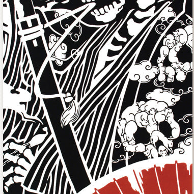 Tenugui-Skelett